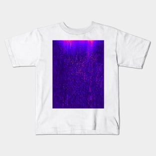 Blue binary code Kids T-Shirt